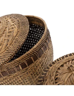 Le Panier Colonial Storage - Naturel Marron - M -Magasin De Meubles De Qualité le panier colonial storage naturel marron m 4