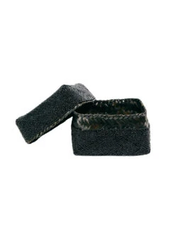 Le Panier En Perles - Noir - L -Magasin De Meubles De Qualité le panier en perles noir l 2