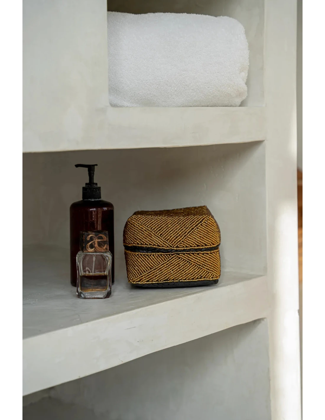 Le Panier En Perles - Or - L 2 Le Panier En Perles - Or - L – Image 2