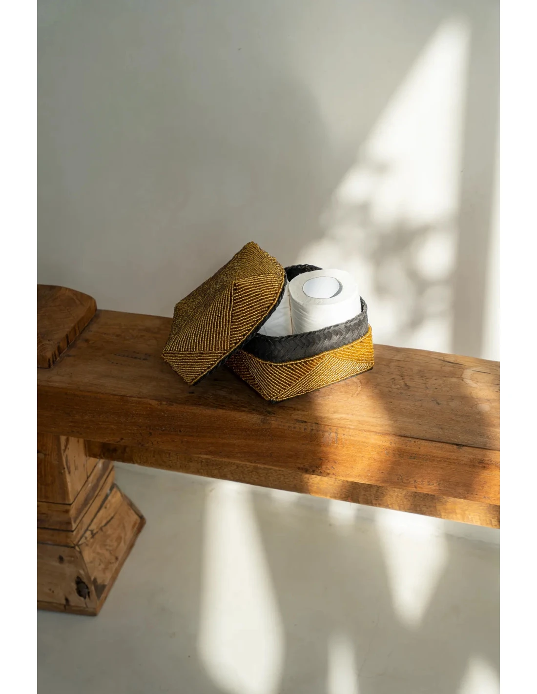 Le Panier En Perles - Or - L 3 Le Panier En Perles - Or - L – Image 3