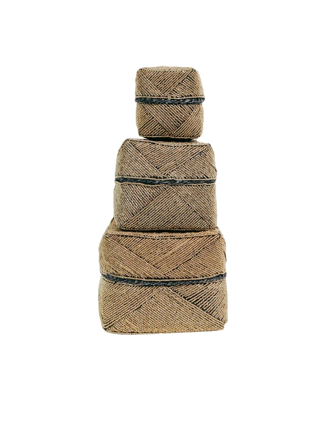 Le Panier En Perles - Or - L 7 Le Panier En Perles - Or - L – Image 7