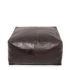 Le Pouf Cuir - Chocolat