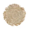 Le Set De Table Fringe Raffia - Rond - Naturel