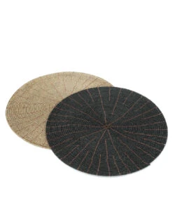 Le Set De Table Perlé - Noir -Magasin De Meubles De Qualité le set de table perle noir 3