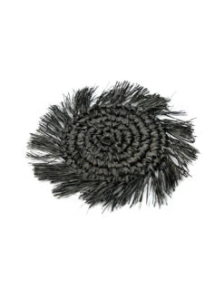Le Sous-Verre Fringe Raffia - Noir 17 Le Sous-Verre Fringe Raffia - Noir -Magasin De Meubles De Qualité le sous verre fringe raffia noir 8