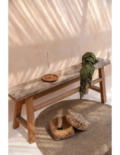 Le Tapis En Seagrass - Naturel - 100cm -Magasin De Meubles De Qualité le tapis en seagrass naturel 100cm 2