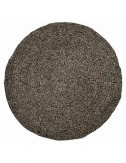 Le Tapis En Seagrass - Naturel Noir - 200