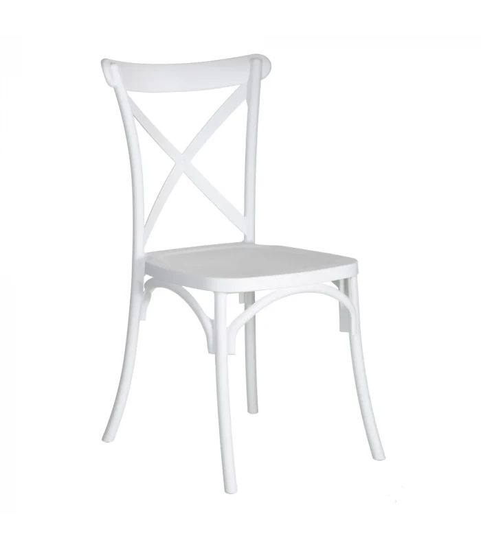 Lot De 4 Chaises Bistrot Blanc 1 Lot De 4 Chaises Bistrot Blanc