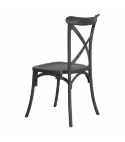 Lot De 4 Chaises Bistrot Gris Foncé -Magasin De Meubles De Qualité lot de 4 chaises bistrot gris fonce 3