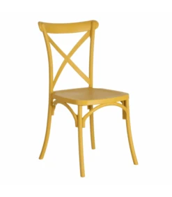 Lot De 4 Chaises Bistrot Jaune