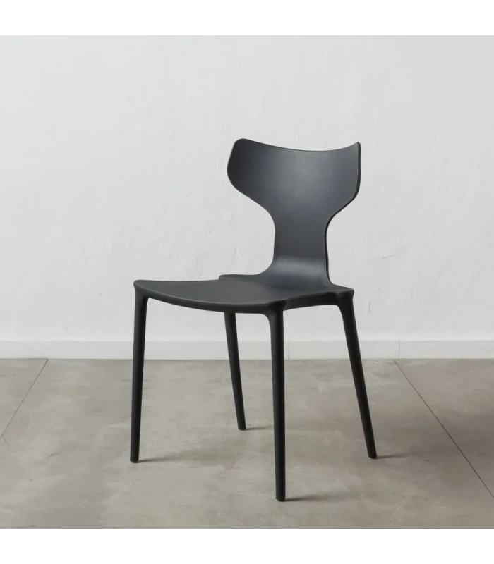 Lot De 4 Chaises Bøjle Gris Foncé 2 Lot De 4 Chaises Bøjle Gris Foncé – Image 2