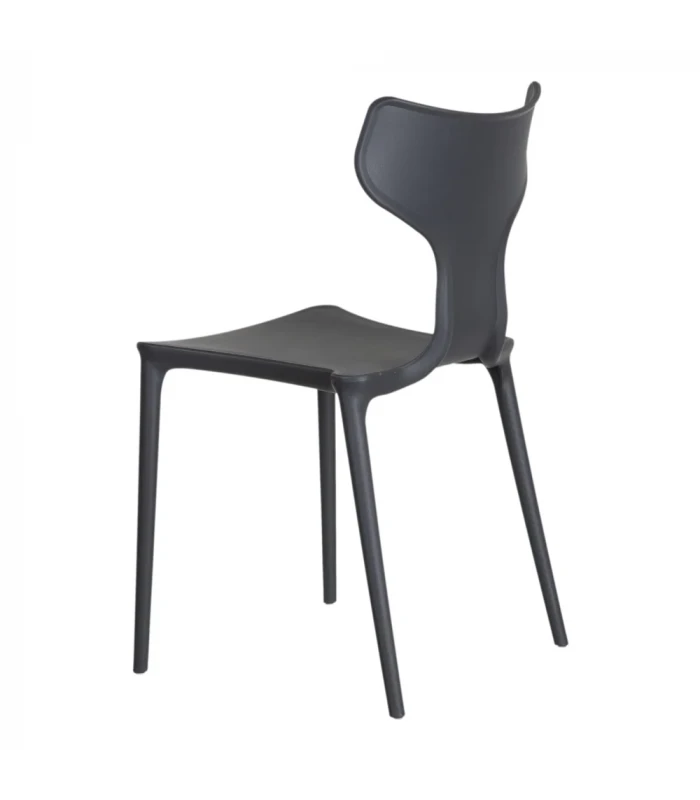 Lot De 4 Chaises Bøjle Gris Foncé 4 Lot De 4 Chaises Bøjle Gris Foncé – Image 4