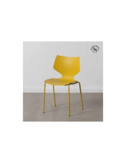 Lot De 4 Chaises Cristal Jaune -Magasin De Meubles De Qualité lot de 4 chaises diamond jaunes 16