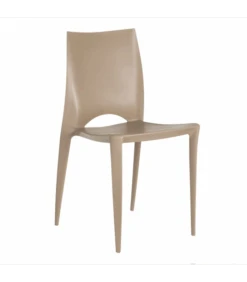 Lot De 4 Chaises Galaxy Empilables Beige