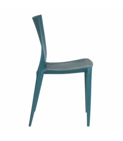 Lot De 4 Chaises Galaxy Empilables Bleu -Magasin De Meubles De Qualité lot de 4 chaises galaxy empilables bleu 2