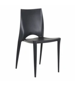 Lot De 4 Chaises Galaxy Empilables Gris Foncé