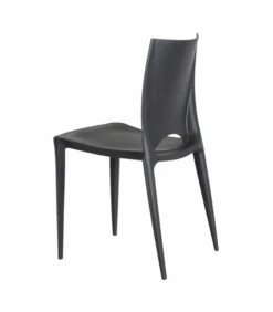 Lot De 4 Chaises Galaxy Empilables Gris Foncé -Magasin De Meubles De Qualité lot de 4 chaises galaxy empilables gris fonce 3