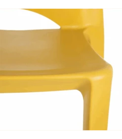 Lot De 4 Chaises Galaxy Empilables Jaune 11 Lot De 4 Chaises Galaxy Empilables Jaune -Magasin De Meubles De Qualité lot de 4 chaises galaxy empilables jaune 4