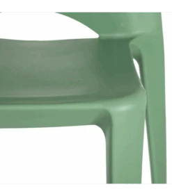 Lot De 4 Chaises Galaxy Empilables Vert -Magasin De Meubles De Qualité lot de 4 chaises galaxy empilables vert 4