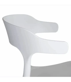 Lot De 4 Chaises Lula Empilables Blanc -Magasin De Meubles De Qualité lot de 4 chaises lula empilables blanc 5