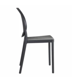 Lot De 4 Chaises Médaillon Empilables Gris Foncé 10 Lot De 4 Chaises Médaillon Empilables Gris Foncé -Magasin De Meubles De Qualité lot de 4 chaises medaillon empilables gris fonce 2