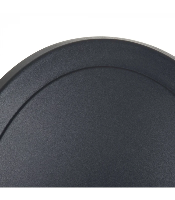 Lot De 4 Chaises Médaillon Empilables Gris Foncé 7 Lot De 4 Chaises Médaillon Empilables Gris Foncé – Image 7