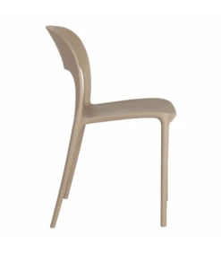 Lot De 4 Chaises Sole Empilables Beige -Magasin De Meubles De Qualité lot de 4 chaises sole empilables beige 2