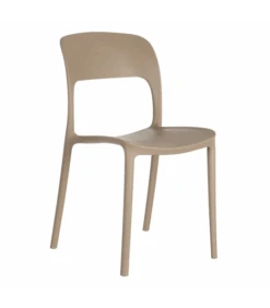 Lot De 4 Chaises Sole Empilables Beige