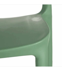 Lot De 4 Chaises Sole Empilables Vert -Magasin De Meubles De Qualité lot de 4 chaises sole empilables vert 4