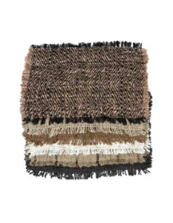 Lot De 4 Sets De Table De Oh My Gee - Beige Noir -Magasin De Meubles De Qualité lot de 4 sets de table de oh my gee beige noir 3