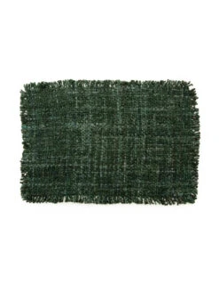 Lot De 4 Sets De Table Oh My Gee - Vert Foncé