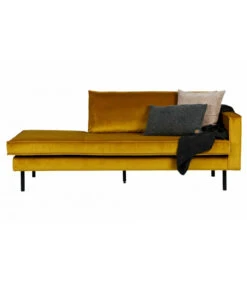 Méridienne Rodéo Droite Velvet Ocre -Magasin De Meubles De Qualité meridienne rodeo droite velvet ocre 4