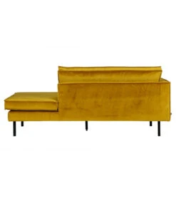 Méridienne Rodéo Gauche Velvet Ocre -Magasin De Meubles De Qualité meridienne rodeo gauche velvet ocre 2