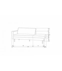 Méridienne Rodéo Gauche Velvet Taupe 9 Méridienne Rodéo Gauche Velvet Taupe -Magasin De Meubles De Qualité meridienne rodeo gauche velvet taupe 4