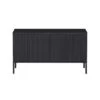 Meuble TV Grace Pin Noir 100cm