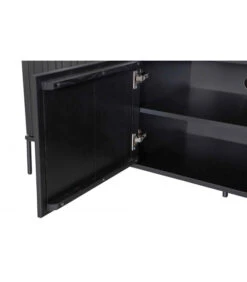 Meuble TV Grace Pin Noir 150cm -Magasin De Meubles De Qualité meuble tv grace pin noir 150cm 11
