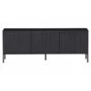 Meuble TV Grace Pin Noir 150cm