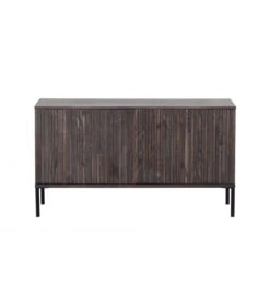 Meuble TV Grace Plaqué Frêne Expresso 100cm