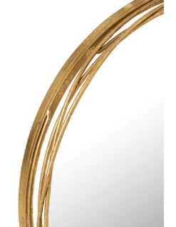 Miroir Aurora Rond En Fer/Verre Doré Petit -Magasin De Meubles De Qualité miroir aurora rond en ferverre dore petit 2