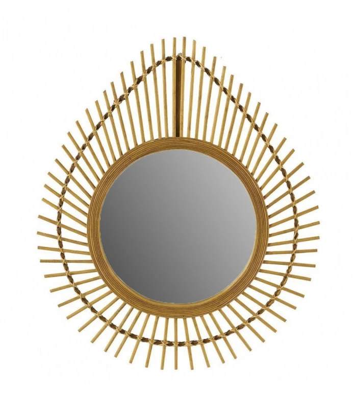 Miroir Bambou Larme 1 Miroir Bambou Larme
