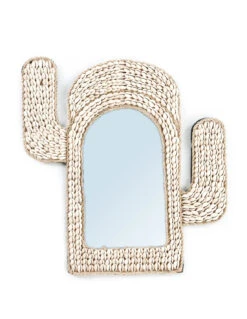 Miroir Cactus Coquillage - Naturel
