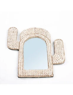 Miroir Cactus Coquillage - Naturel -Magasin De Meubles De Qualité miroir cactus coquillage naturel 4