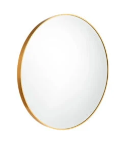 Miroir Doré Rond 80cm