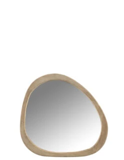 Miroir En Bois De Manguier Irrégulier Petit