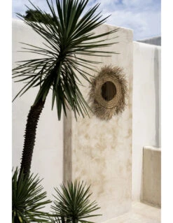 Miroir En Rotin - Naturel - M -Magasin De Meubles De Qualité miroir en rotin naturel m 3