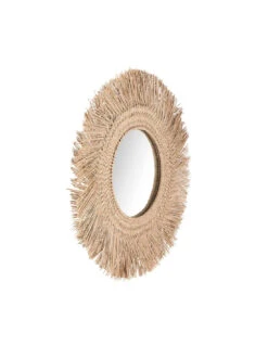 Miroir En Rotin - Naturel - M -Magasin De Meubles De Qualité miroir en rotin naturel m 6