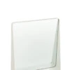 Miroir Mural Carré En Métal/verre Blanc