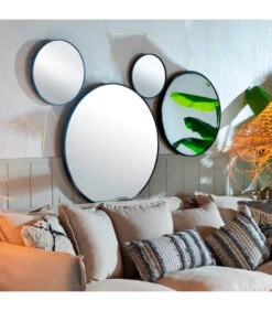 Magasin De Meubles De Qualité -Magasin De Meubles De Qualité miroir noir rond 60cm 1