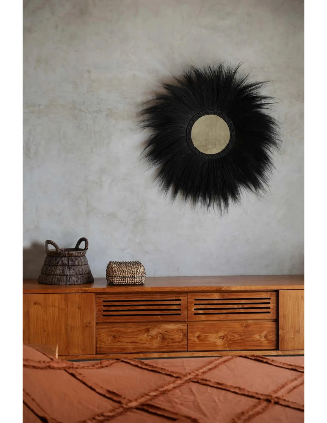 Miroir Simba - Noir - L 2 Miroir Simba - Noir - L – Image 2