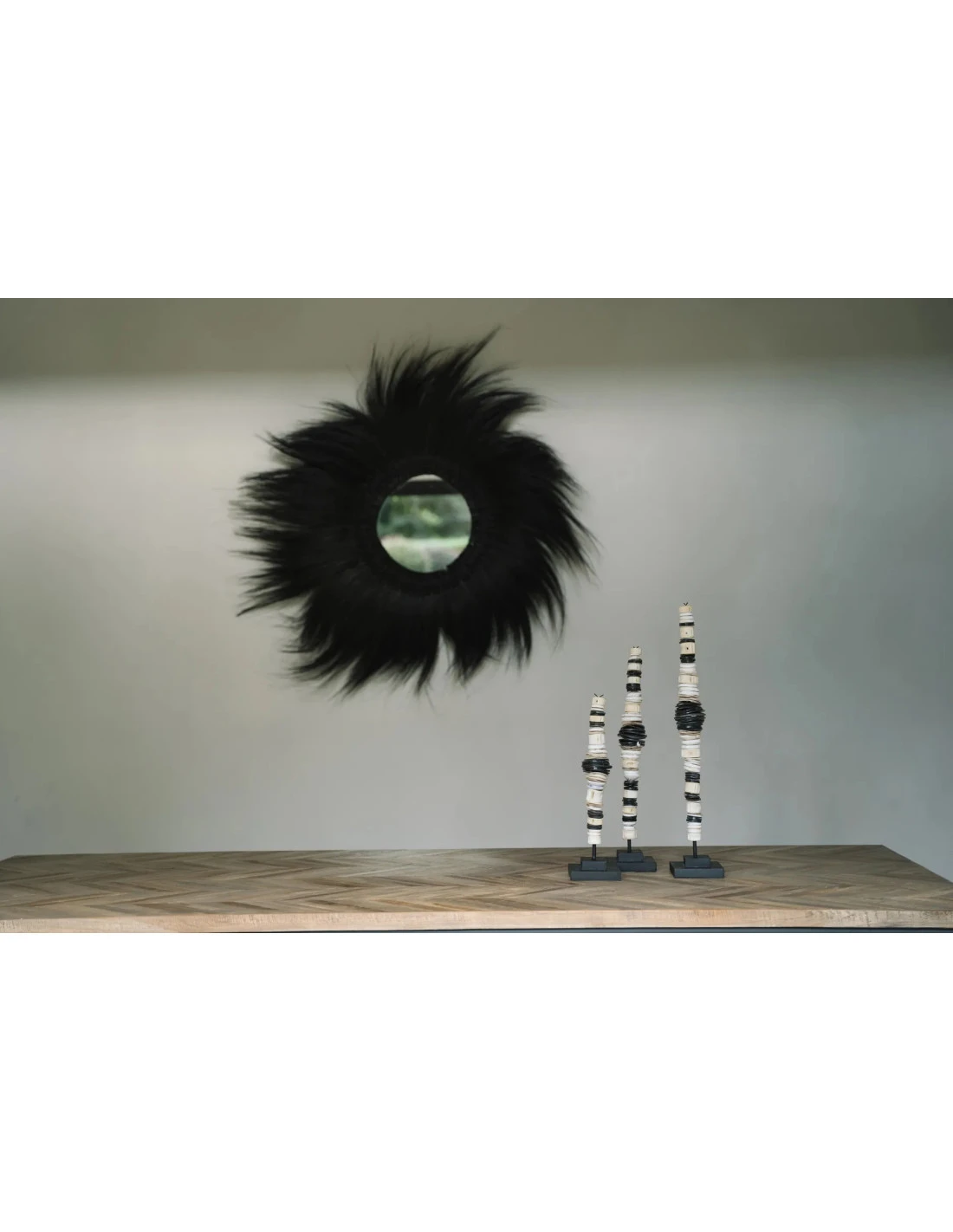 Miroir Simba - Noir - L 7 Miroir Simba - Noir - L – Image 7